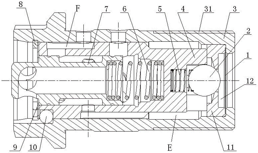 A mid-set VVT engine oil control valve