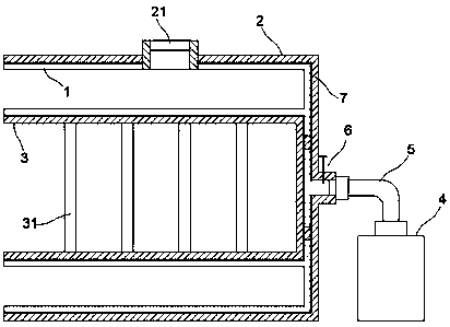 Underground pipe gallery curing shaping device