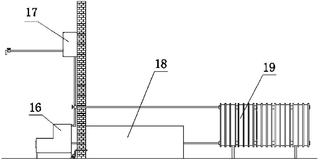 Negative pressure reverse burning energy-saving furnace