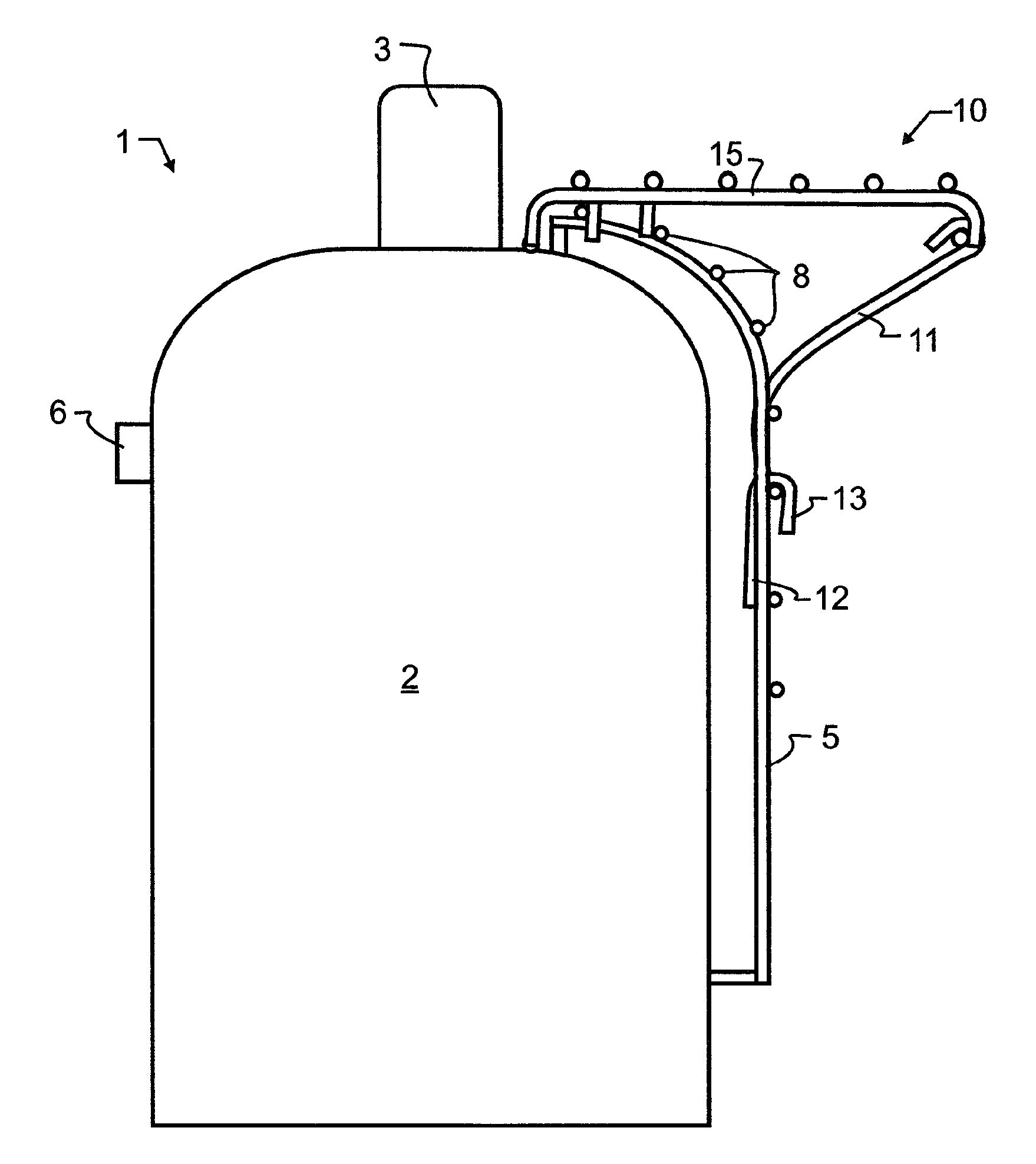 Heater warming rack