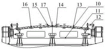 Group welding method for five plates on roof of CRH5 motor train unit