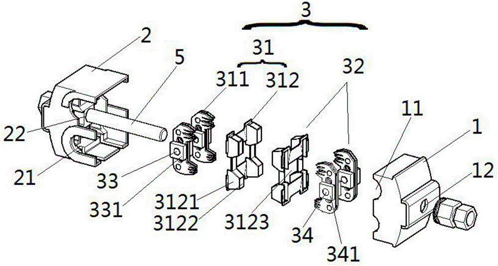 Puncture wire clamp