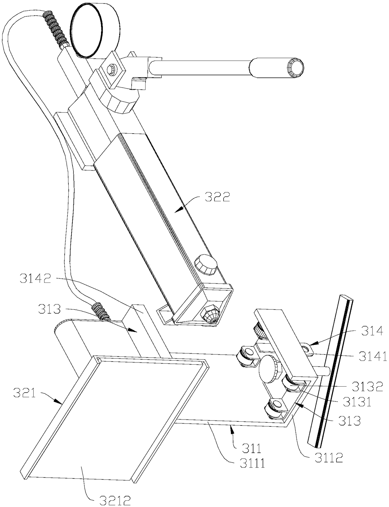 Splicing device for hoisting boards for cold storage and splicing process for hoisting boards for cold storage