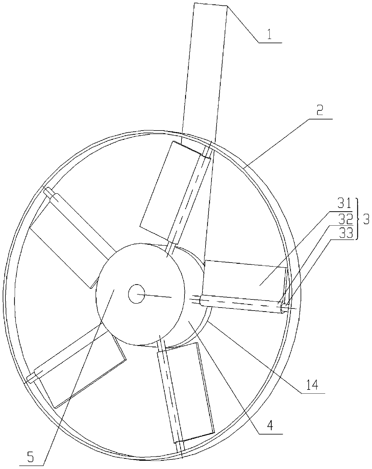 Integrated tidal current energy power generation device and tidal current energy unit comprising same