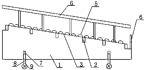 Material conveying mechanism for skylight production line