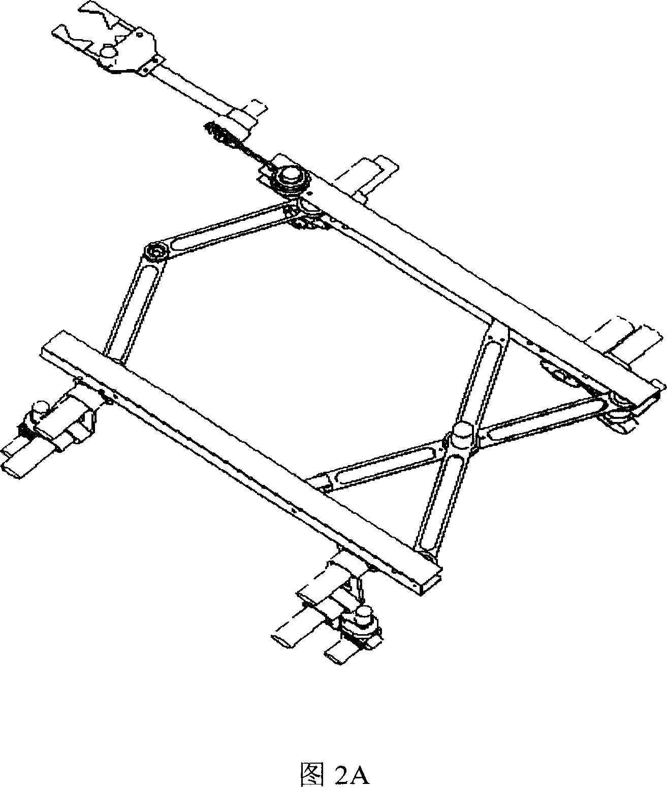 Variable-structure leg wheel type machine insect