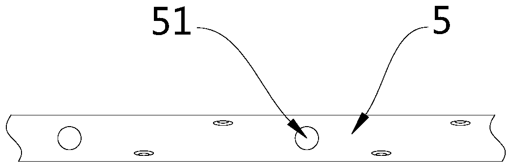 Moistening device of fabric pre-shrinking equipment