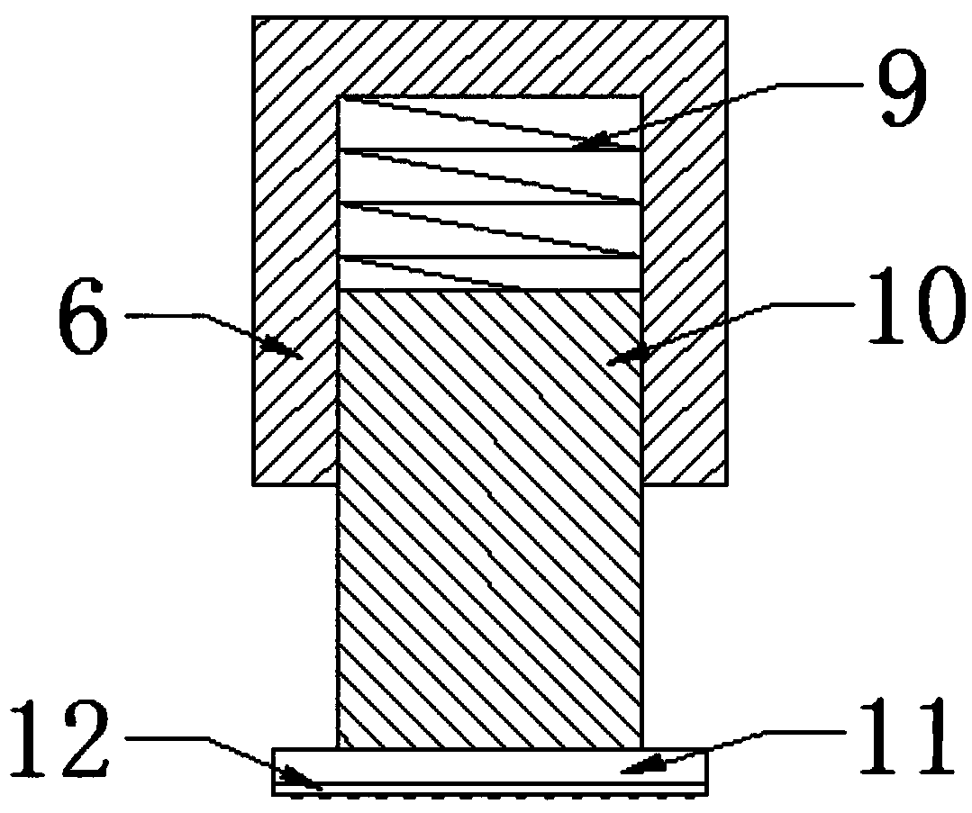 Air pressurization type sealing quick insertion gun head