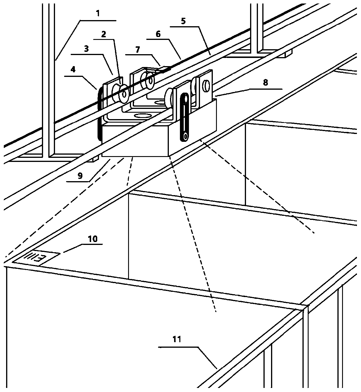 Positioning column sow monitoring system and method