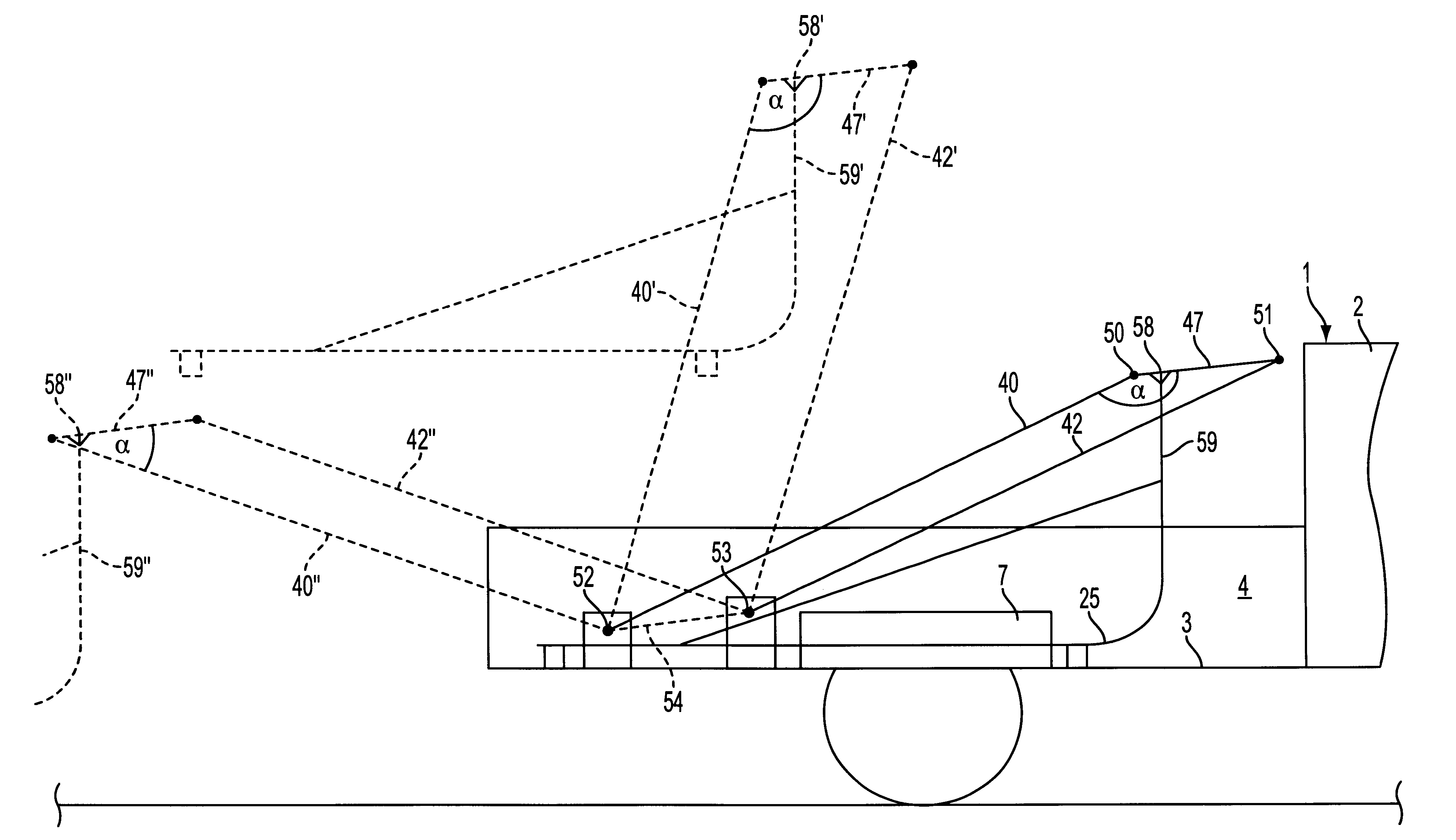 Pick-up vehicle having a swivel device, swivel device, and process for loading and unloading the pick-up vehicle