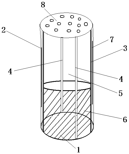 A planting stick used for desert overplanting and its manufacturing process and use method