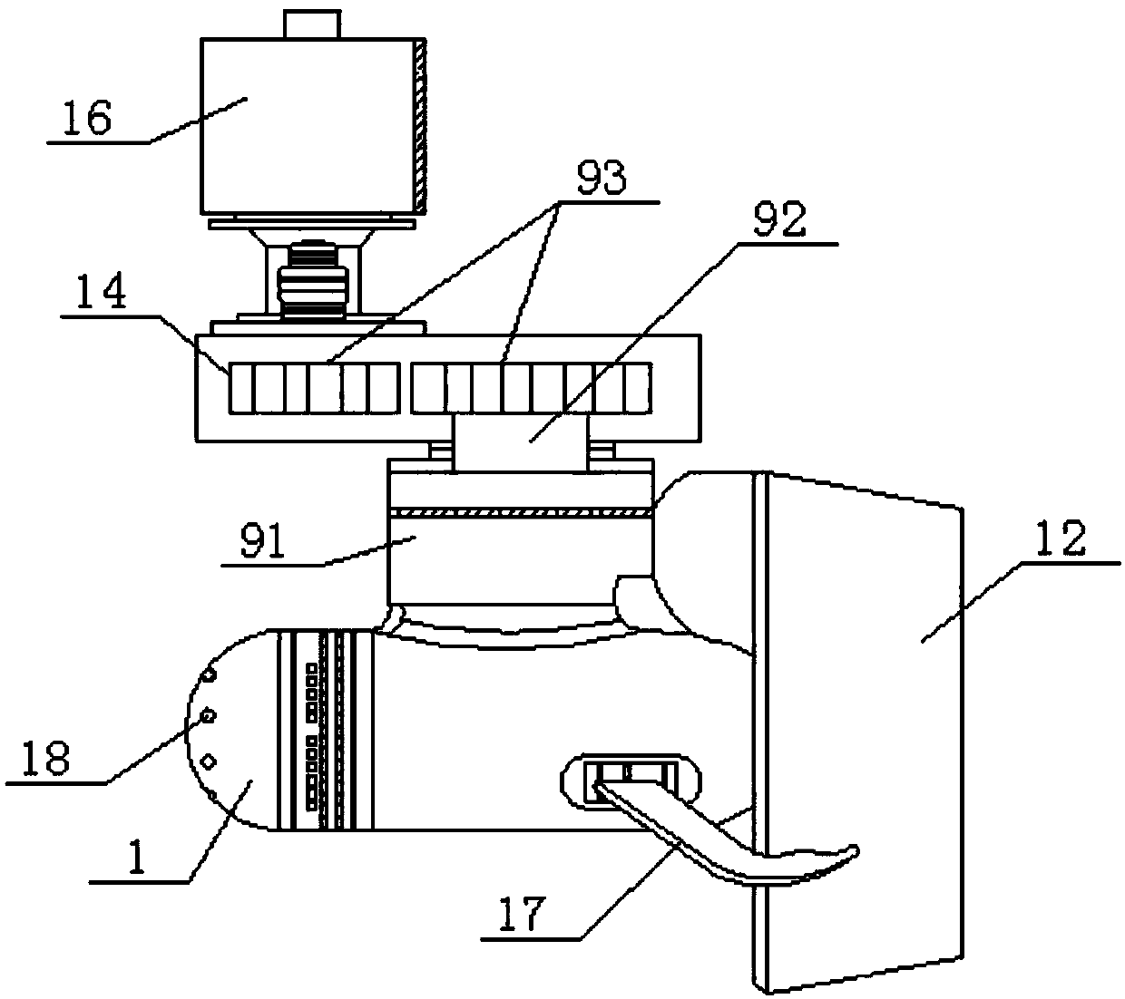 Motor propelling and controlling system applied to yacht