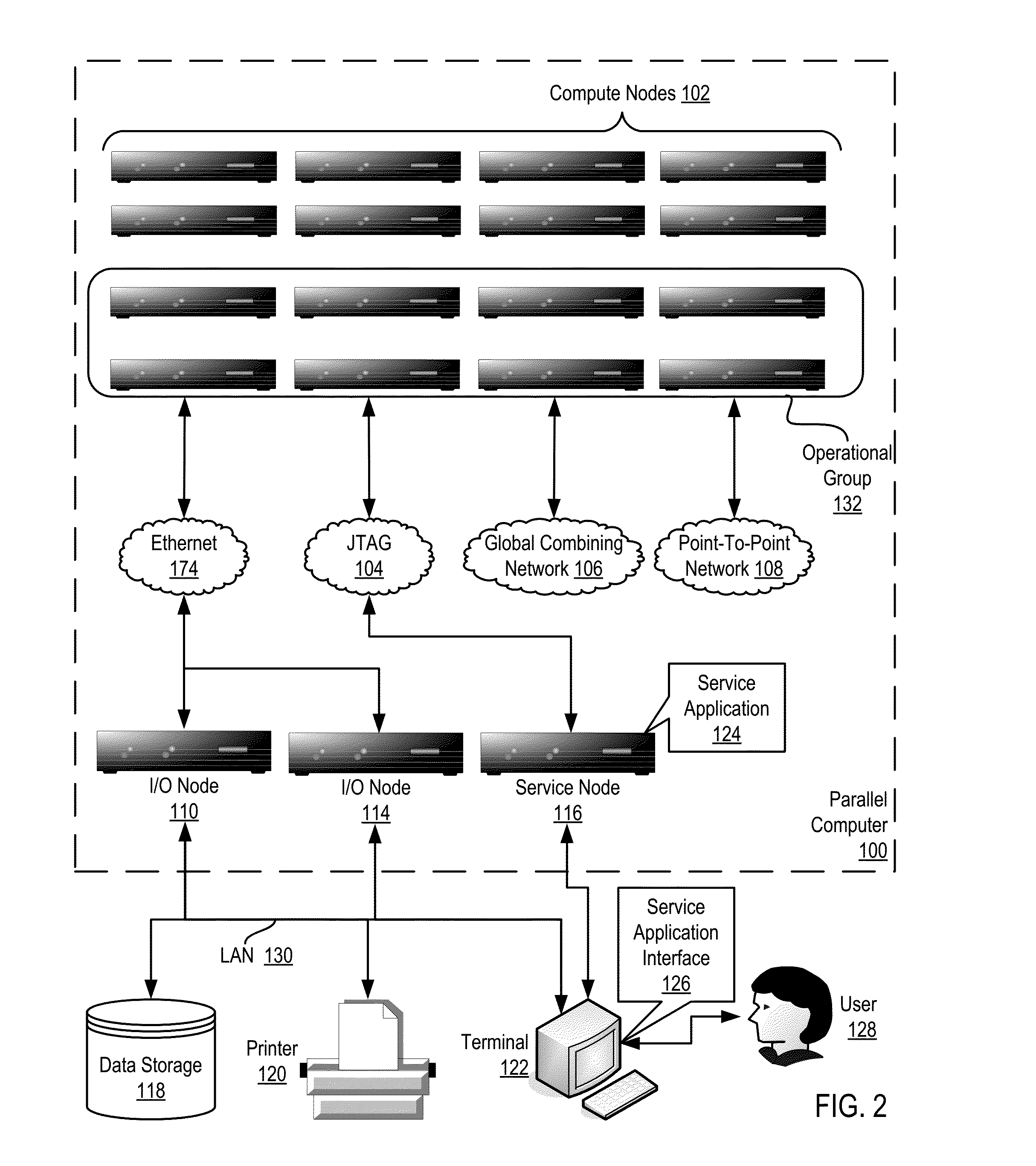 Administering virtual machines in a distributed computing environment