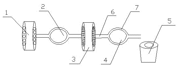 Method for evenly mixing wet gluten with alkali liquor