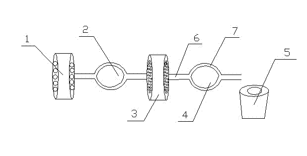 Method for evenly mixing wet gluten with alkali liquor