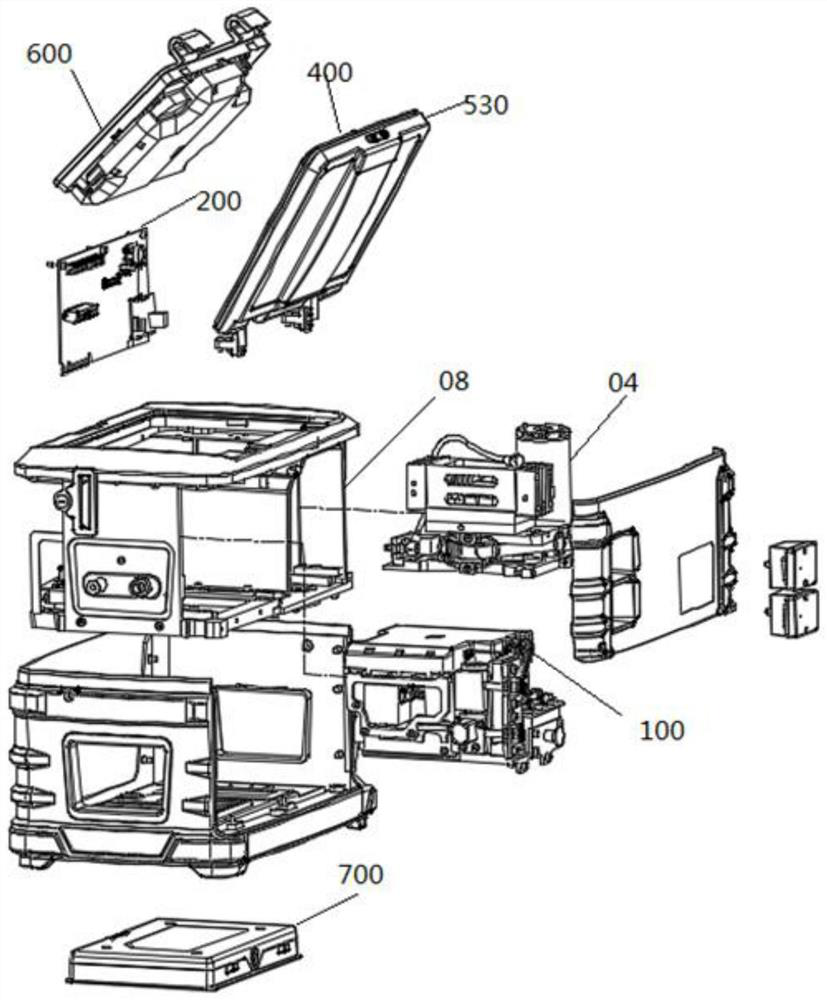 Gas circuit assembly and gas pressure calibrator