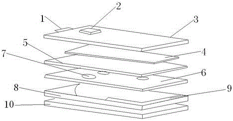 Circuit board structure with cooling function