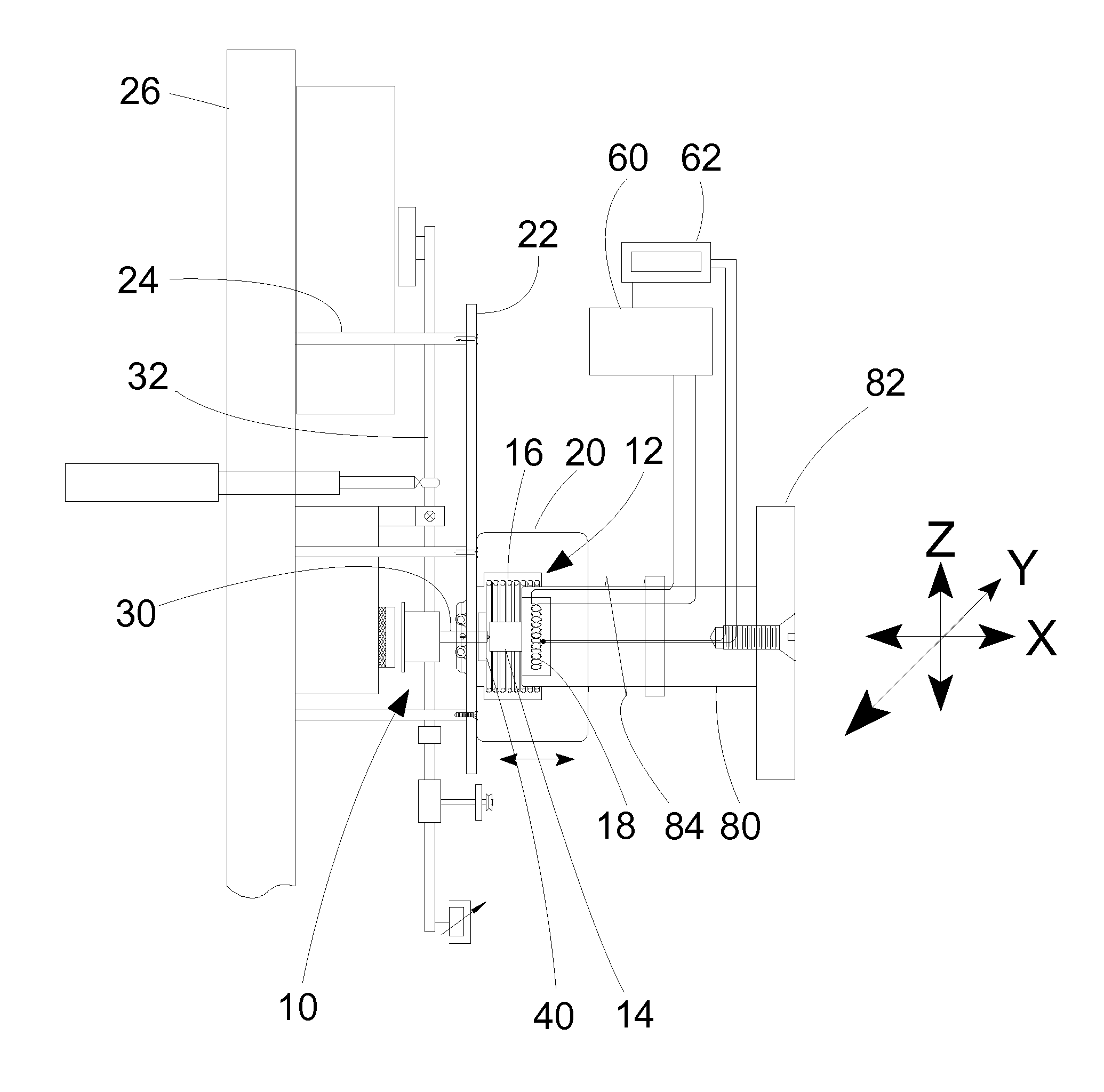 Heating in material testing apparatus