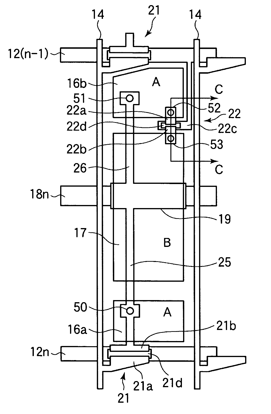 Substrate for liquid crystal display device, liquid crystal display device having same, and driving method of liquid crystal display device