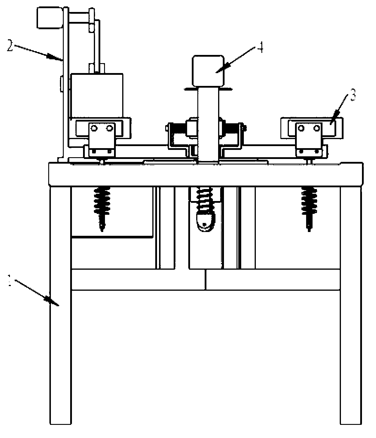 Turntable type freshwater mussel opening machine