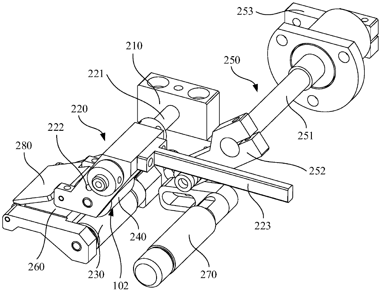 Clamping mechanism and feeding device