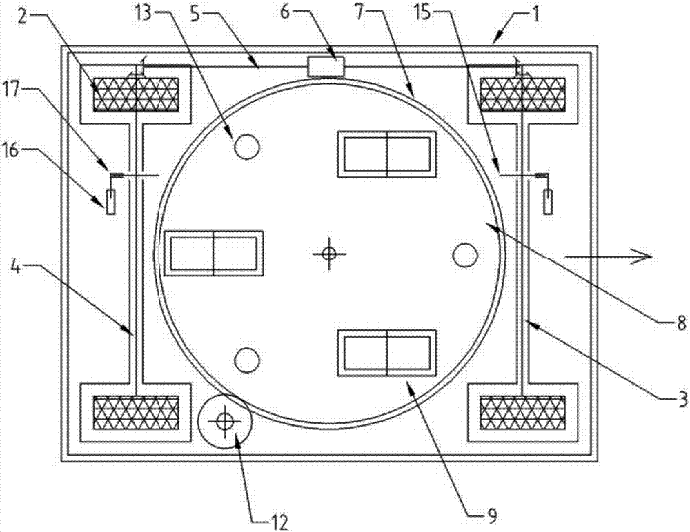 Travelling mechanism of mobile robot