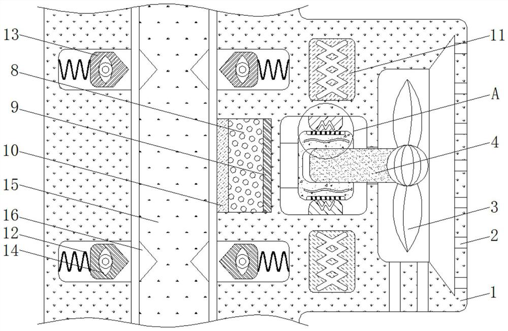 Reinforcing device for windproof solar power generating device