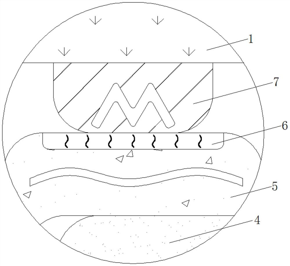 Reinforcing device for windproof solar power generating device