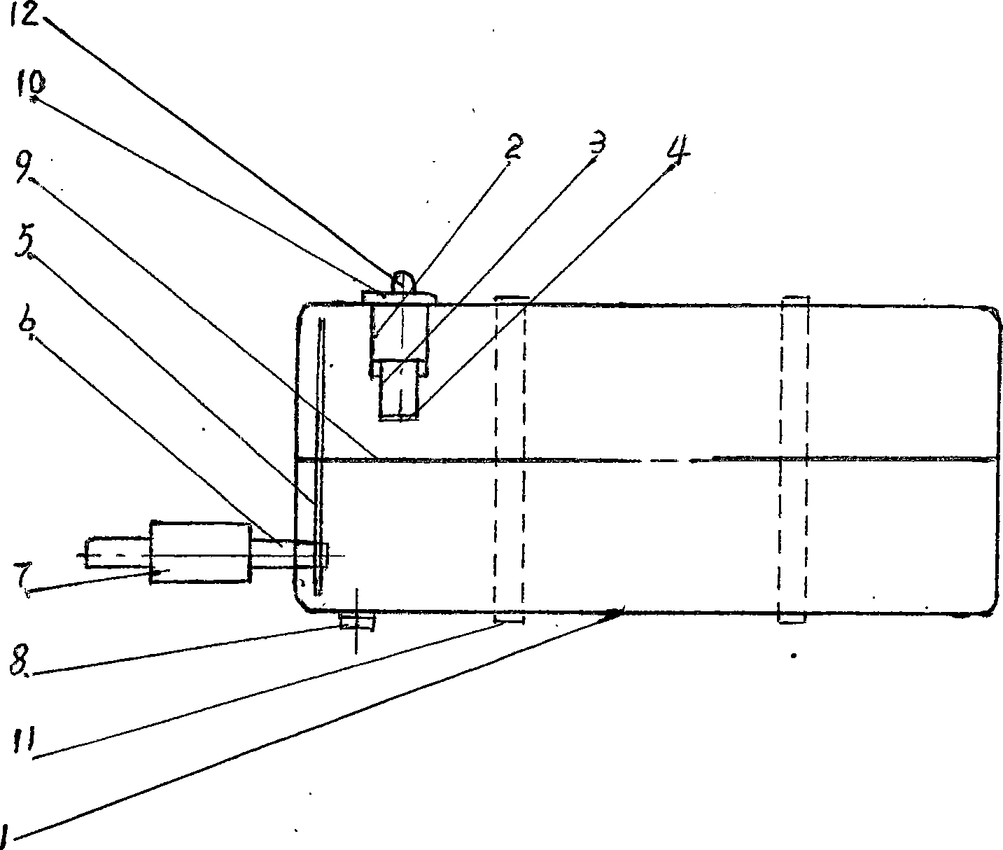 Enhanced type stainless steel ethyl-alcohol fuel tank for large vehicle with anti-theft lock