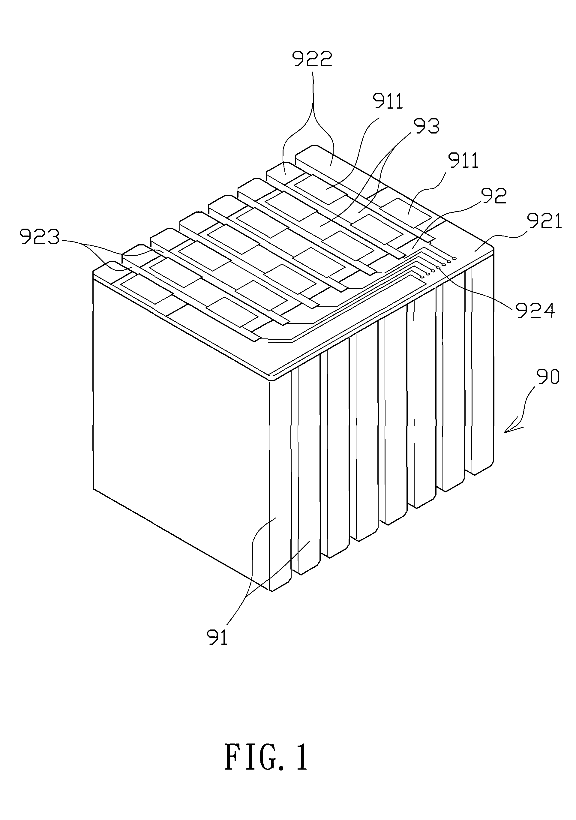 Multi-cells connection board (MCB) assembly and its fabrication method