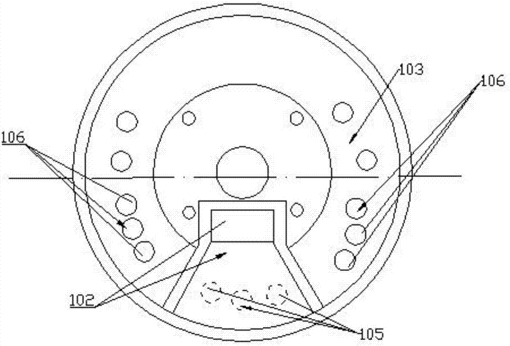 Air intake structure of indoor air environment monitoring equipment