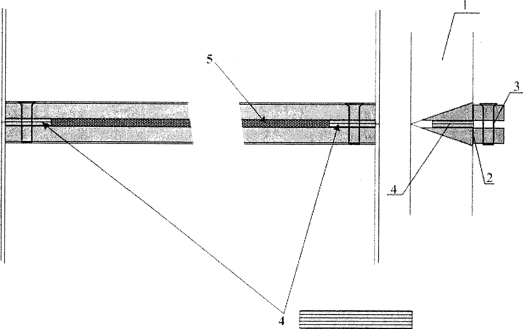 Seamless split joint video frequency wall