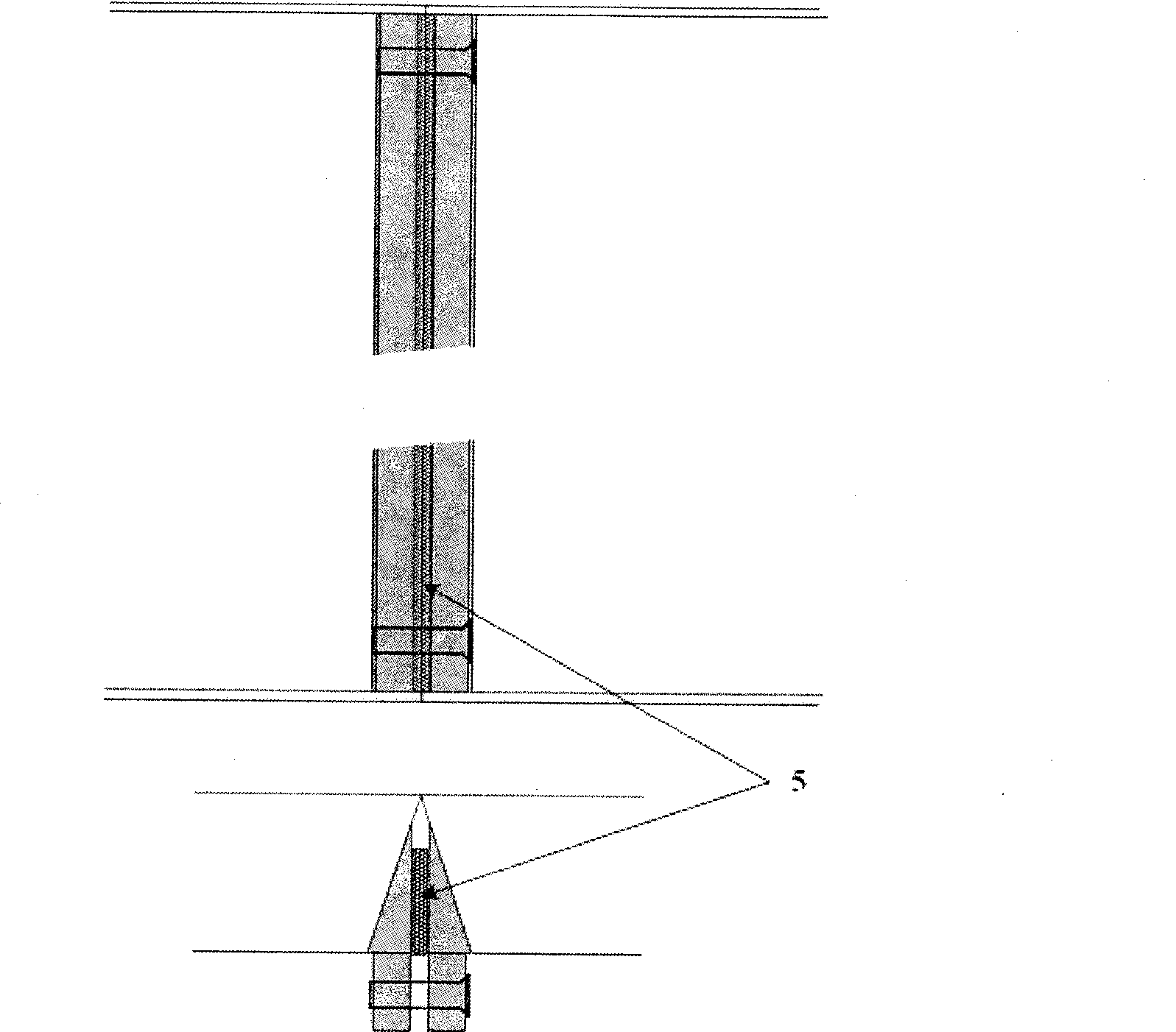 Seamless split joint video frequency wall