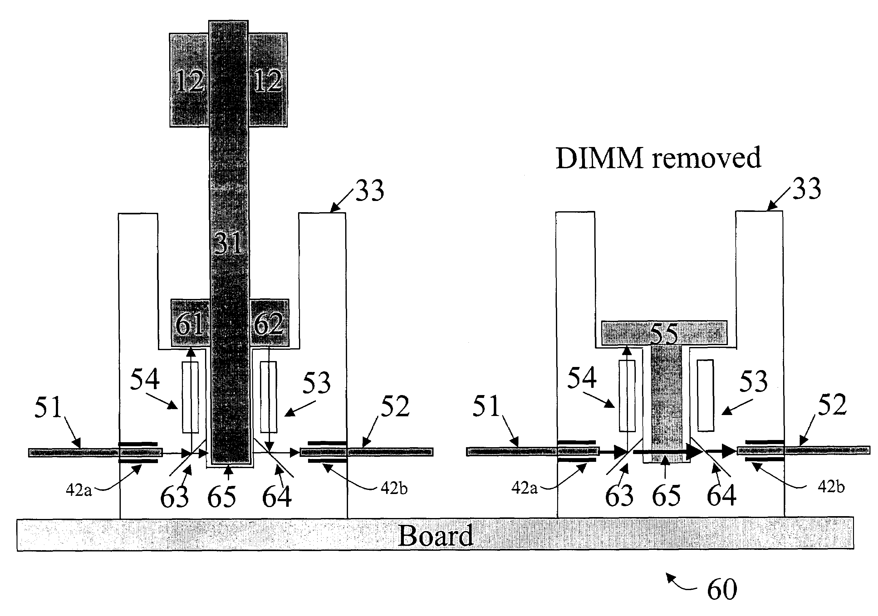 System having multiple agents on optical and electrical bus