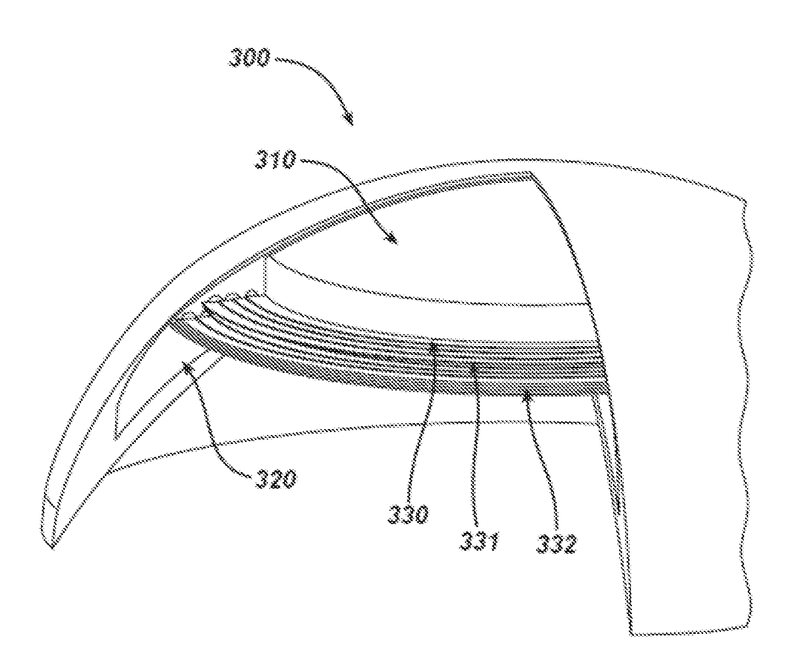 Ophthalmic lens with micro-acoustic elements