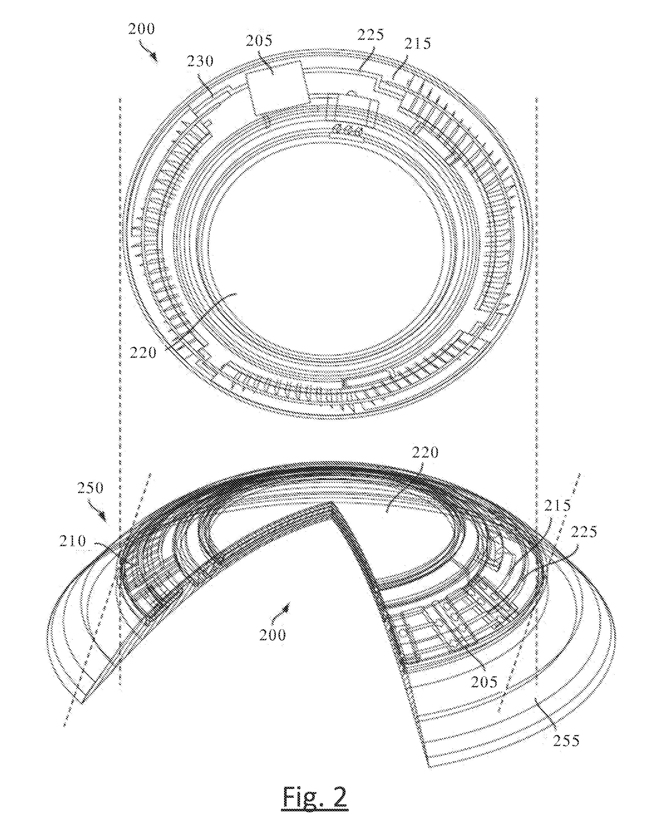 Ophthalmic lens with micro-acoustic elements