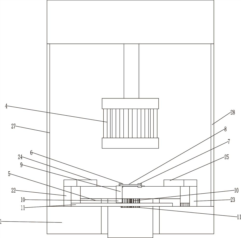 Automatic equipment for producing frying and baking machine and production process of automatic equipment