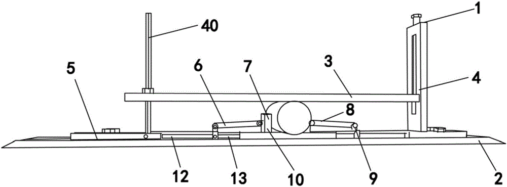 Sample fixing device for double-end-face grinding stone machine