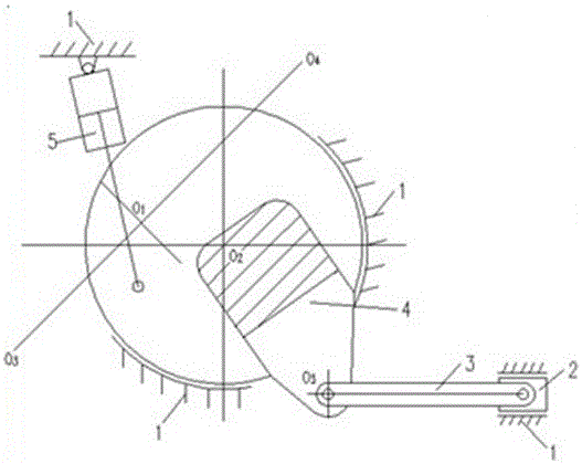 Precision forging machine locking cylinder buffer mechanism