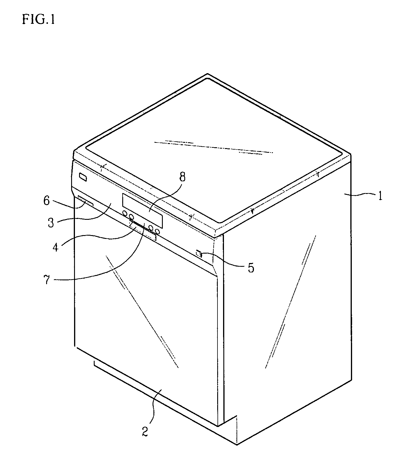 Steam dish washing machine with effective positioning and orientation of items to be washed