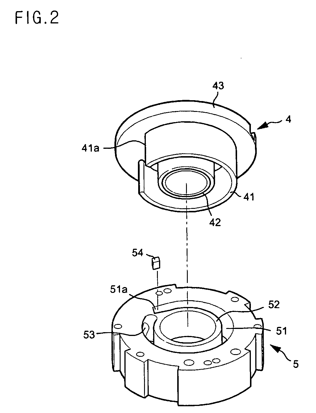 Axial force reducing structure of orbiting vane compressor