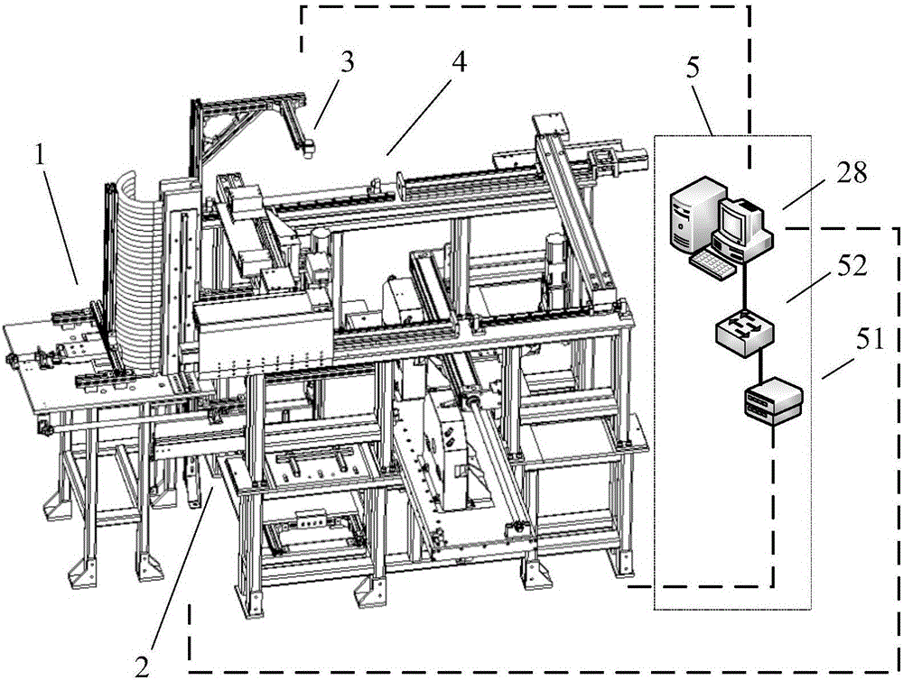 Bent pipe intelligent polishing system based on image identification as well as intelligent polishing equipment