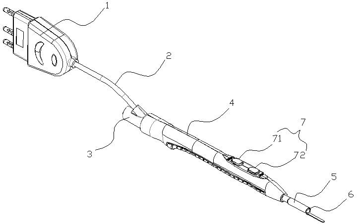 Electrosurgical pencil with telescopic light source