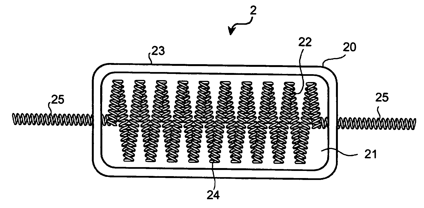 Sensing element for catalytic combustion type gas sensor