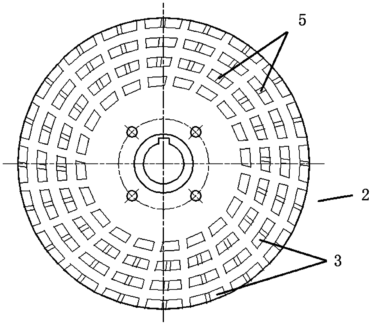 Impeller and low-noise emulsifying pump