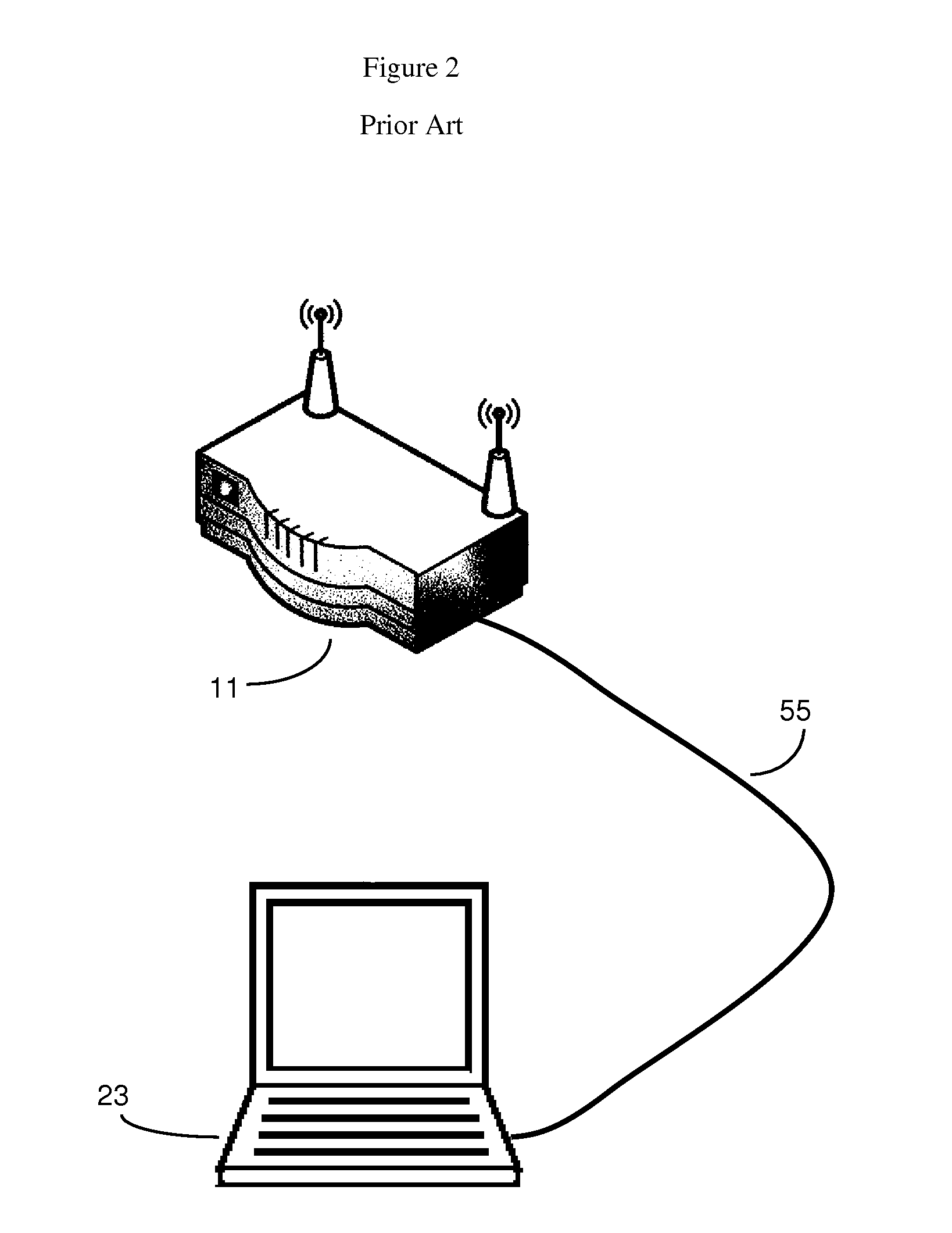 Wi-Fi router with integrated touch-screen and enhanced security features