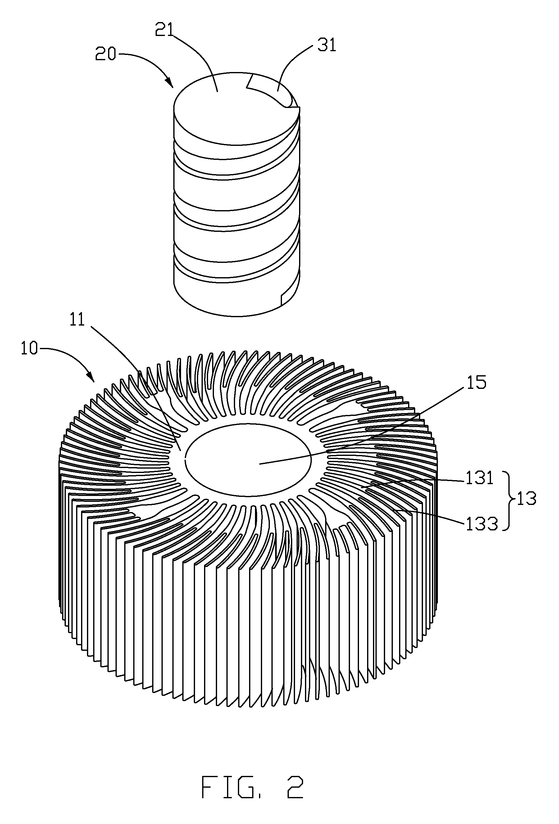 Heat dissipation device with a heat pipe