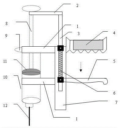 Syringe gripper capable of preventing contamination of medicine dispensing