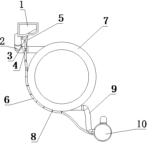 Waterproof box overflow structure of drum washing machine and drum washing machine