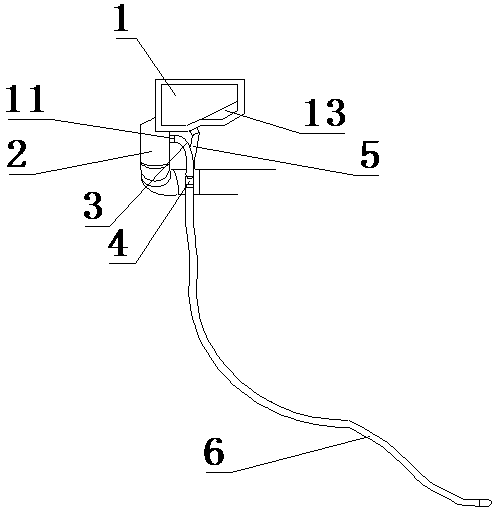 Waterproof box overflow structure of drum washing machine and drum washing machine